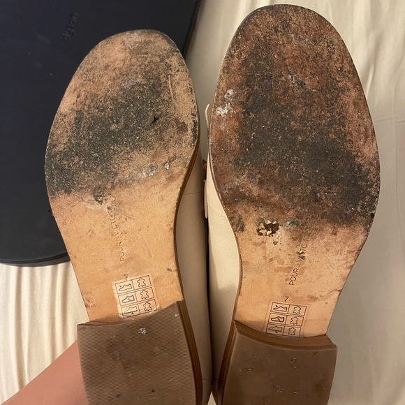 Pour La Victoire Cream Fringe Loafers - Picture 4 of 4